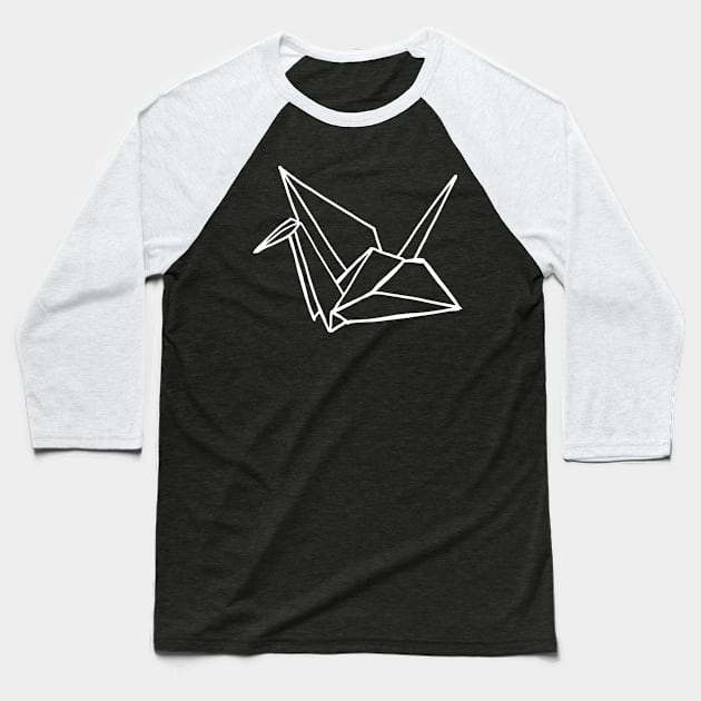 Paper crane Baseball T-Shirt by valentinahramov